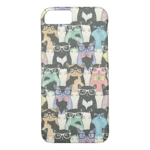 Coque Case-Mate Pour iPhone Motif mignon de chats de hippie