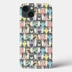 Case-Mate iPhone Case Motif mignon de chats de hippie