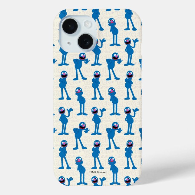 Coques Case-Mate iPhone Motif mignon de Grover (Verso)
