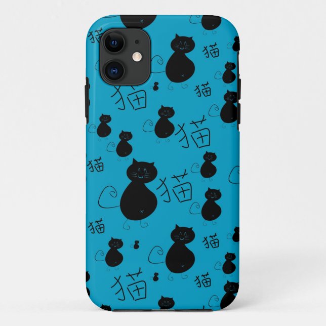 Coques Case-Mate iPhone Motif mignon de minou (Dos)