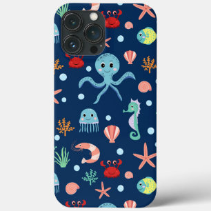 Case-Mate iPhone Case Motif mignon de vie marine de l'océan