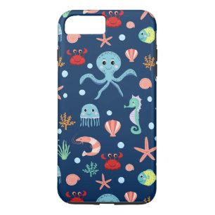Case-Mate iPhone Case Motif mignon de vie marine de l'océan