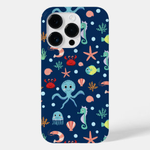 Coque Case-Mate iPhone Motif mignon de vie marine de l'océan