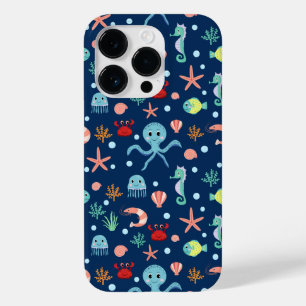 Coque Case-Mate iPhone Motif mignon de vie marine de l'océan