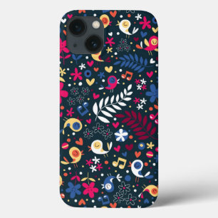 Etui iPhone Case-Mate motif mignon d'oiseaux et de fleurs