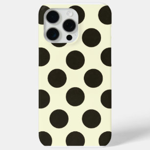 Coque Case-Mate iPhone Motif minimaliste à pois noirs