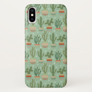 Coque Case-Mate Pour iPhone Motif mis en pot de cactus d'étape de Geo de