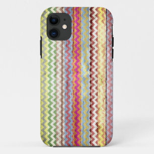 Coque Case-Mate Pour iPhone Motif moderne Chevron en bois #3