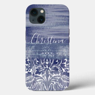 Case-Mate iPhone Case Motif moderne Damask Blue Arty 