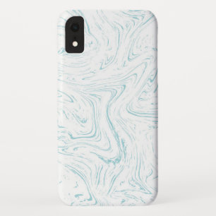 Case-Mate iPhone Case Motif moderne en marbre marin Aqua