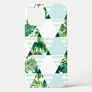 Case-Mate iPhone Case Motif moderne Mint Green Tropical Triangles