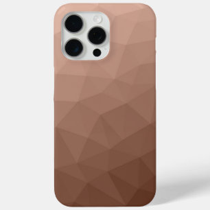 Coque Case-Mate iPhone Motif moderne Mocha Brown géométrique maillage