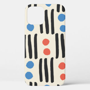 Case-Mate iPhone Case Motif moderne sans couture avec rayures et points