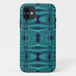 Coques Pour iPhone Motif moderne turquoise de fil