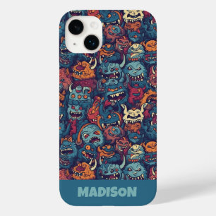 Coque Case-Mate iPhone Motif Monster pour enfants texte personnalisé