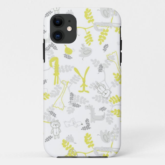 Coques Case-Mate iPhone motif montrant les animaux 2 de bébé (Dos)