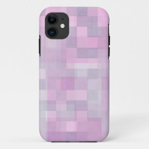 Etui iPhone Case-Mate Motif mosaïque abstrait rose blanc gris