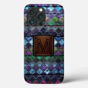 Case-Mate iPhone Case Motif mosaïque coloré Monogramme