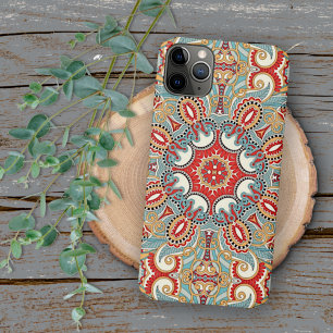 Case-Mate iPhone Case Motif mosaïque floral orange lumière rouge bleu sa