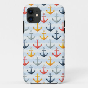 Coques Pour iPhone Motif nautique avec des Ancres