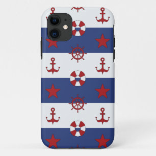 Coque Case-Mate Pour iPhone Motif nautique de bannière étoilée