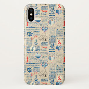 Coque Case-Mate Pour iPhone Motif nautique de journal