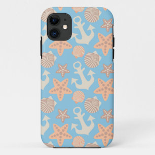 Coque iPhone 11 Motif nautique Pastel