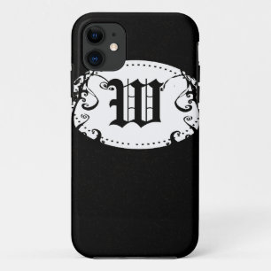 Case-Mate iPhone Case Motif noir et blanc avec Monogram W