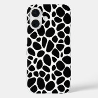 Motif noir et blanc complexe