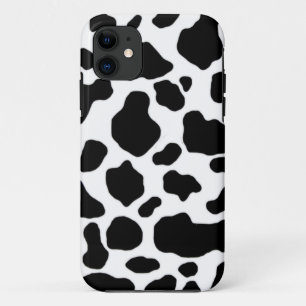 Coques Pour iPhone motif noir et blanc d'impression de vache