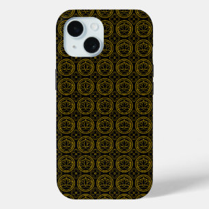 Coque Case-Mate iPhone Motif noir et or japonais