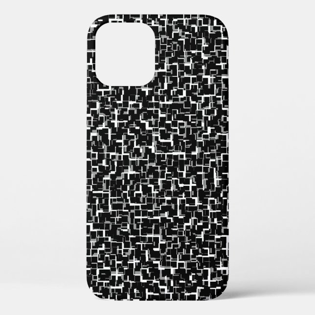 Coques Case-Mate iPhone Motif noir photo numérique (Verso)