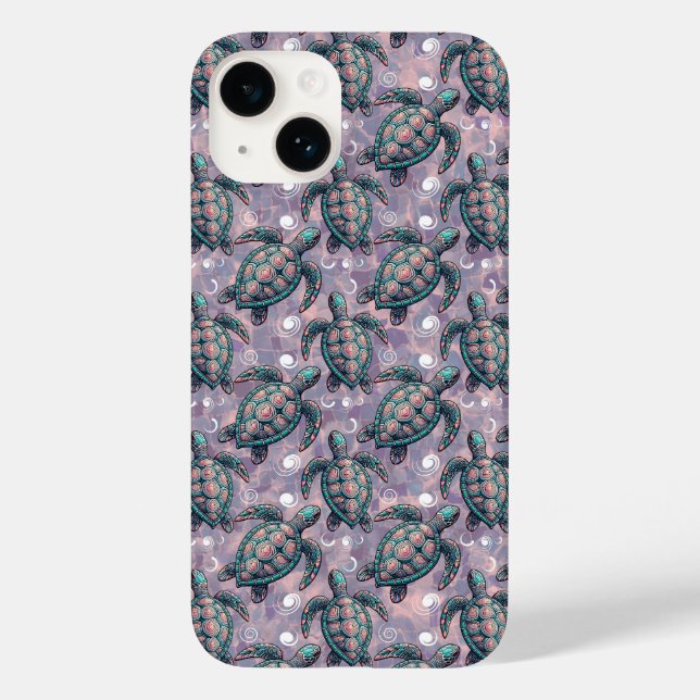 Coques Case-Mate iPhone Motif Océan de la tortue de mer (Verso)