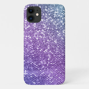 Case-Mate iPhone Case Motif Ombré Féminin Pailleté Violet Moderne