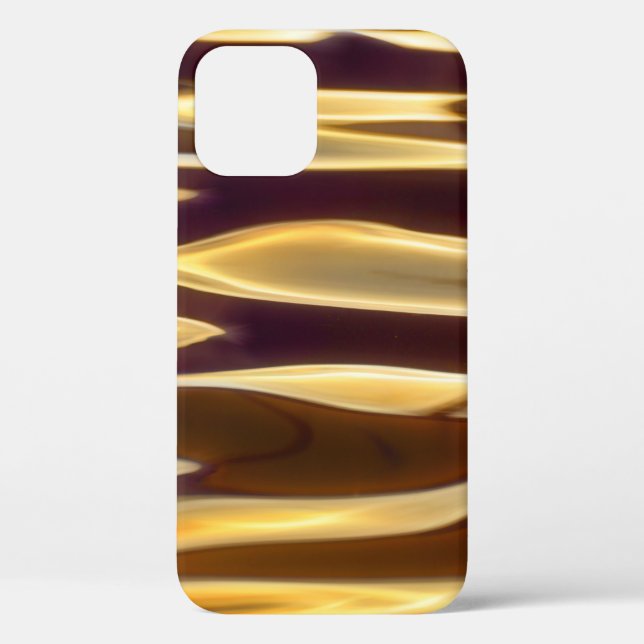 Coques Case-Mate iPhone Motif or abstrait du bureau (Verso)
