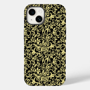 Coque Case-Mate iPhone Motif Or sur noir
