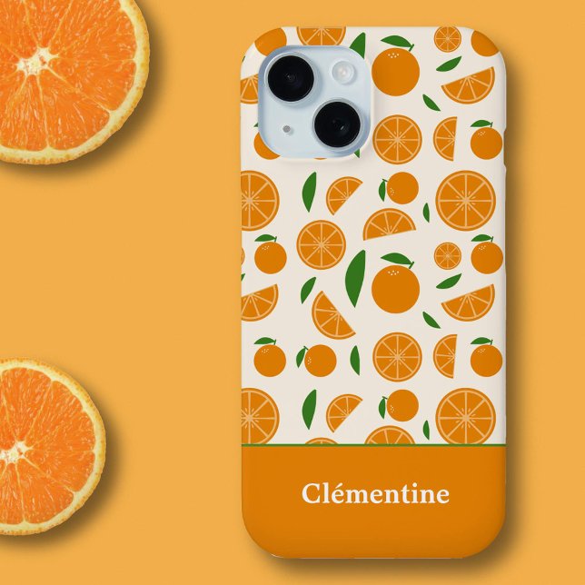Coques Case-Mate iPhone Motif orange (Orange Pattern Phone Case)