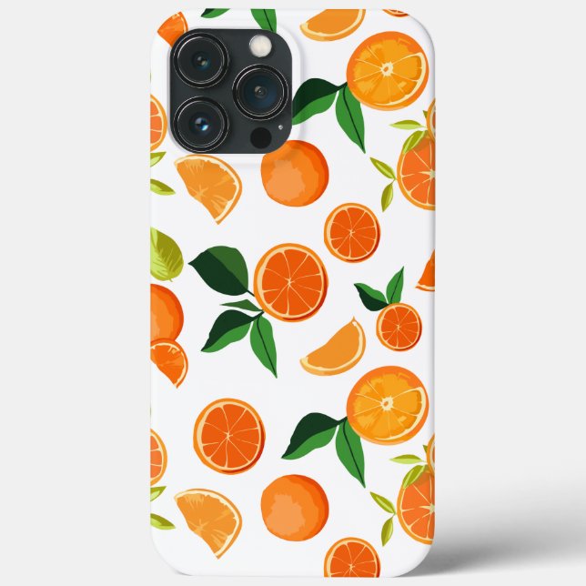 Coques Case-Mate iPhone Motif orange (Verso)
