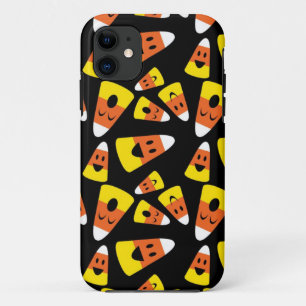 Coque Case-Mate Pour iPhone Motif orange de Halloween de bonbons au maïs