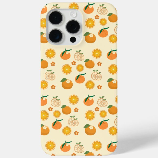 Coques Case-Mate iPhone Motif Oranges (Verso)