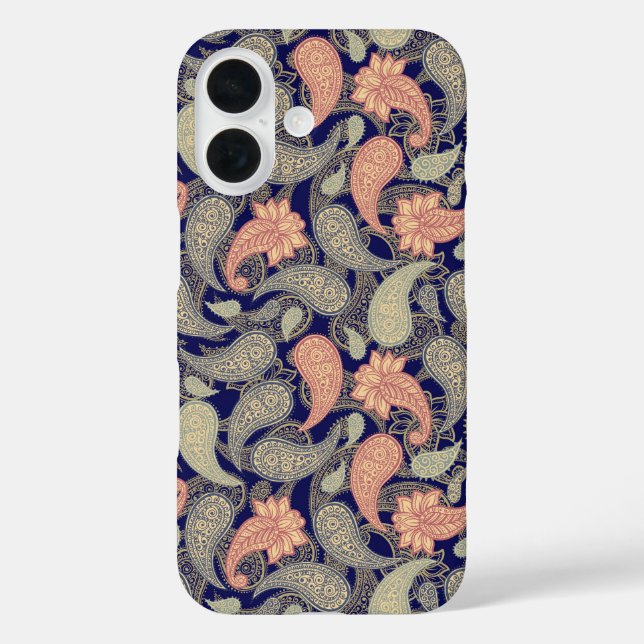 Coques Case-Mate iPhone Motif Paisley  (Verso)