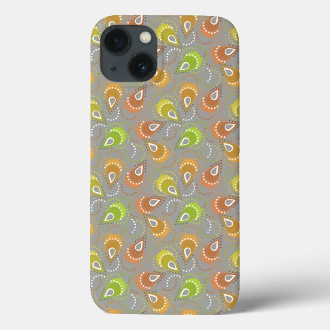 Coques Case-Mate iPhone Motif Paisley. (Verso)