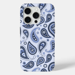Coque Case-Mate iPhone Motif Paisley Bleu