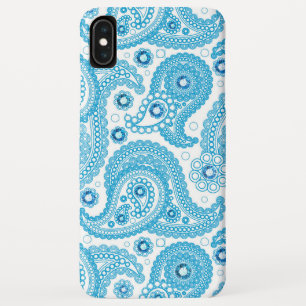 Case-Mate iPhone Case Motif Paisley Bleu Clair Avec Diamants