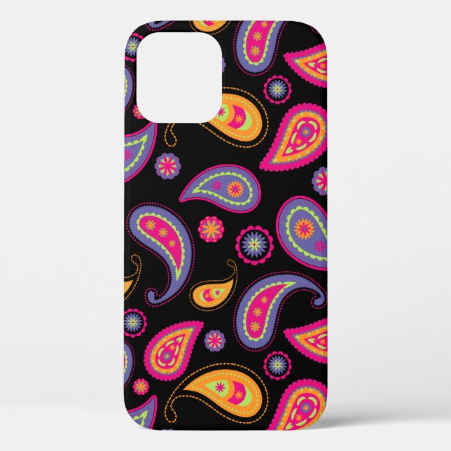 Coques Case-Mate iPhone Motif Paisley Coloré (Verso)