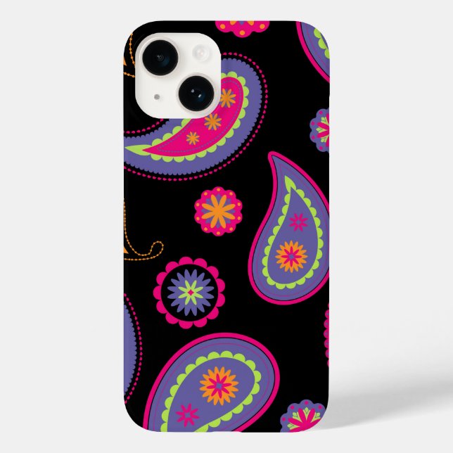 Coques Case-Mate iPhone Motif Paisley Coloré (Verso)