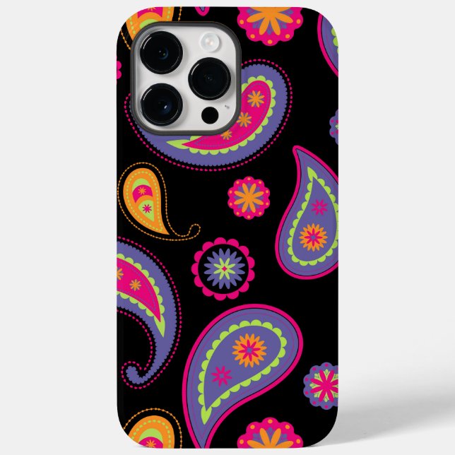 Coques Case-Mate iPhone Motif Paisley Coloré (Verso)