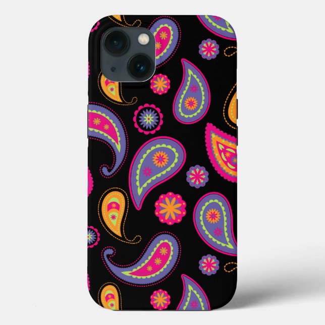Coques Case-Mate iPhone Motif Paisley Coloré (Verso)