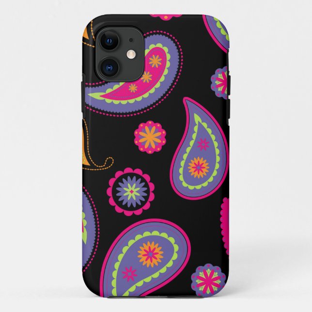 Coques Case-Mate iPhone Motif Paisley Coloré (Dos)