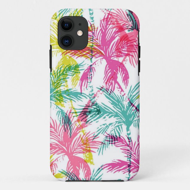 Coques Case-Mate iPhone Motif palmier (Dos)